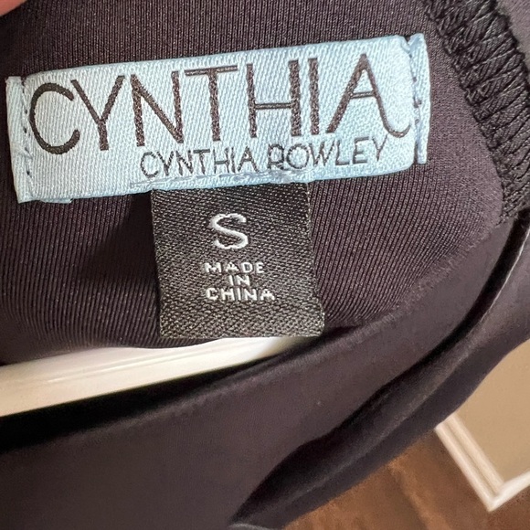 Cynthia Rowley Sleeveless Soft & Stretchy Black zipper back dress. Size small - Picture 5 of 6